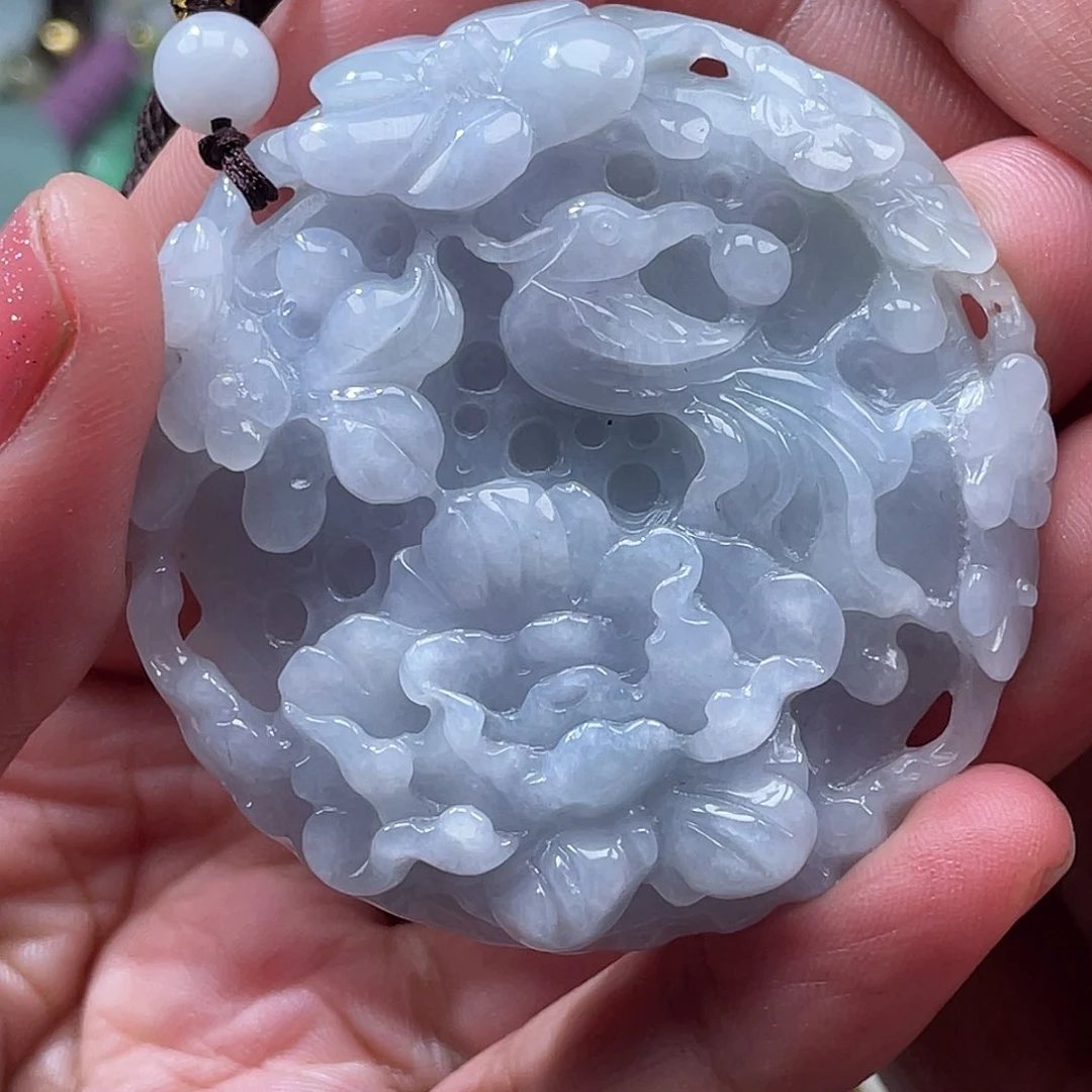 翡翠未镶嵌颈饰翡玉缘翡