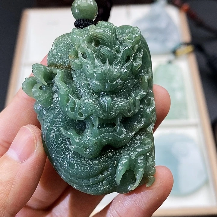 颈饰未镶嵌翡翠缅甸翡翠a货