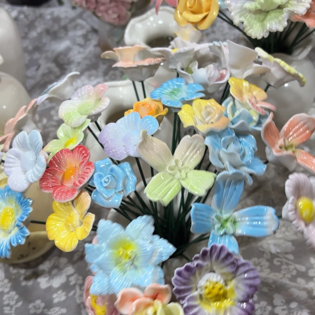 陶瓷花，拍满20发货，退款拉黑14106