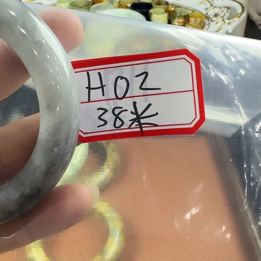 向***6蛇纹石玉合金戒指