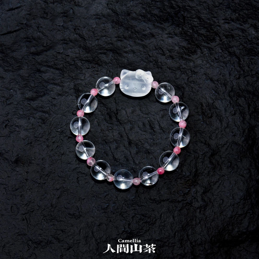 人间山茶 A2-2736 白水晶手串