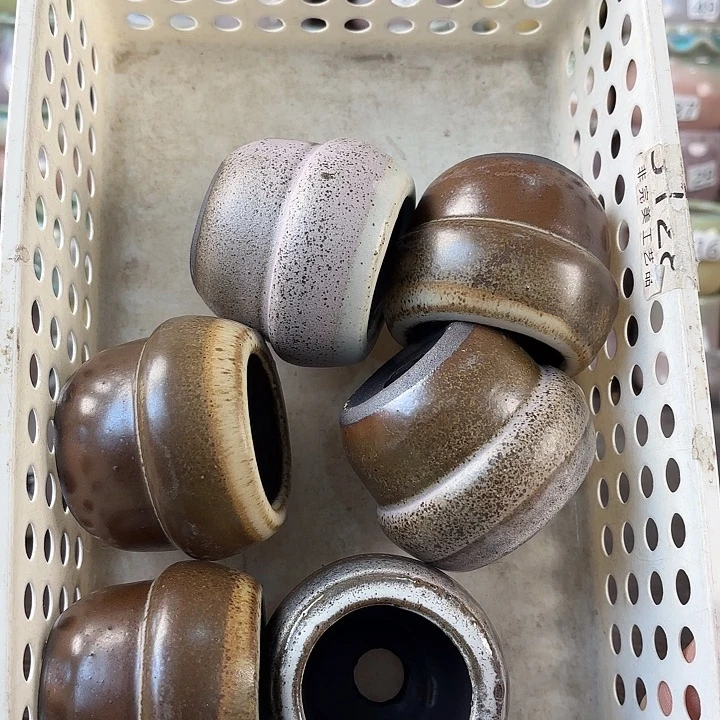 红陶量货/口高深浅搭配发6个
