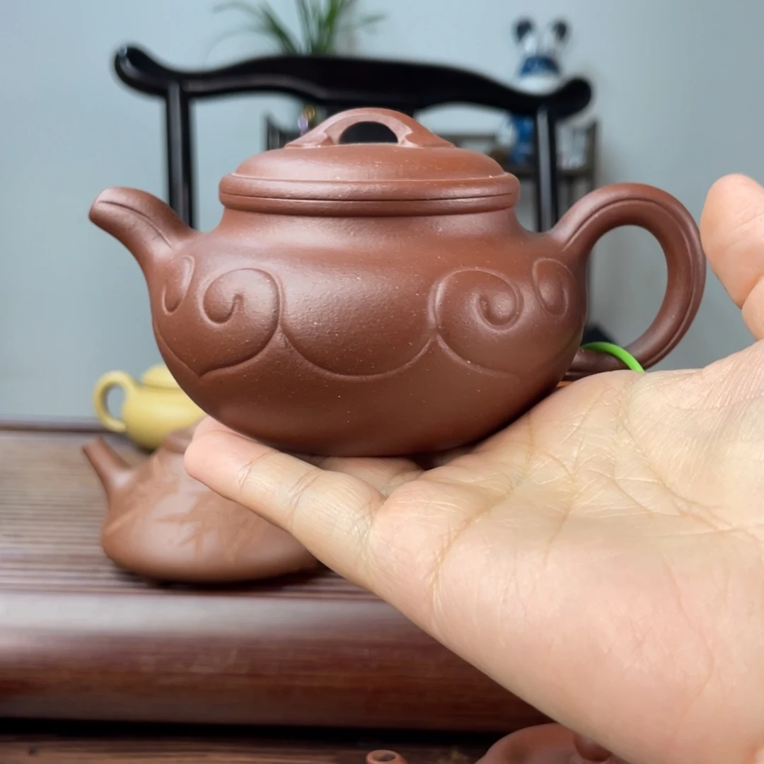C***3茶壶底槽青仿古如意220cc全手