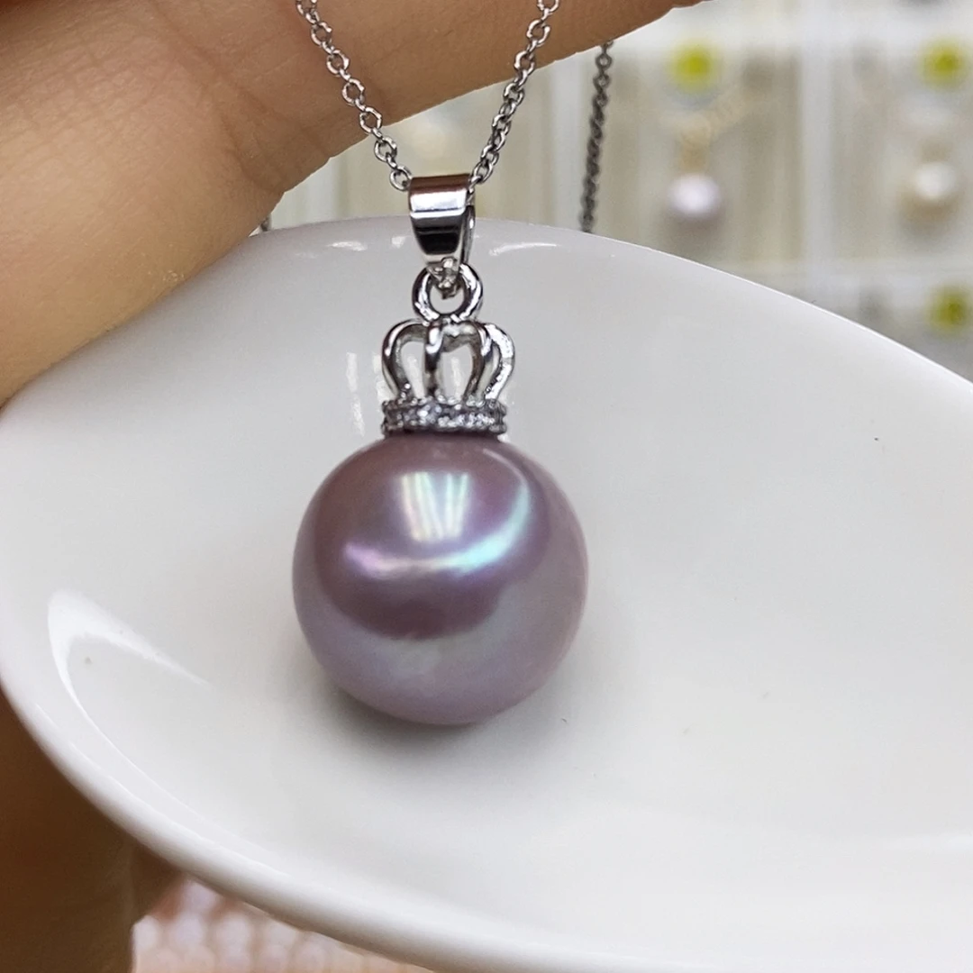 未镶嵌淡水珍珠吊坠(赠链)