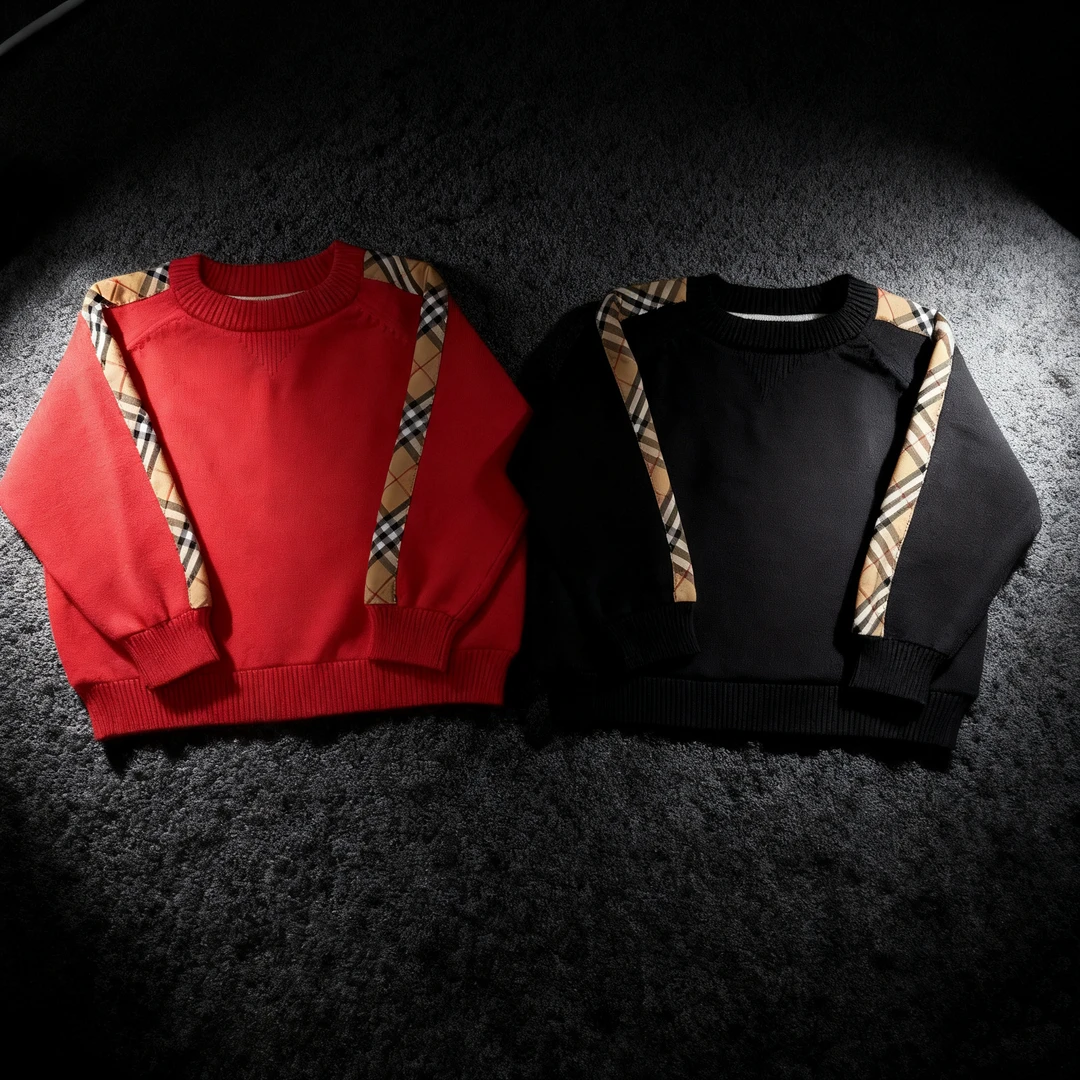 508巨厚针保暖织毛衣加自发热澳绒加绒毛衣儿童圆领加厚加厚套头