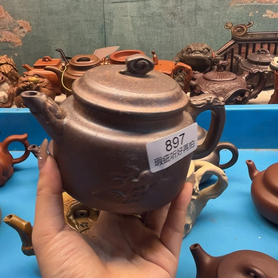 紫砂雕宠小器高品