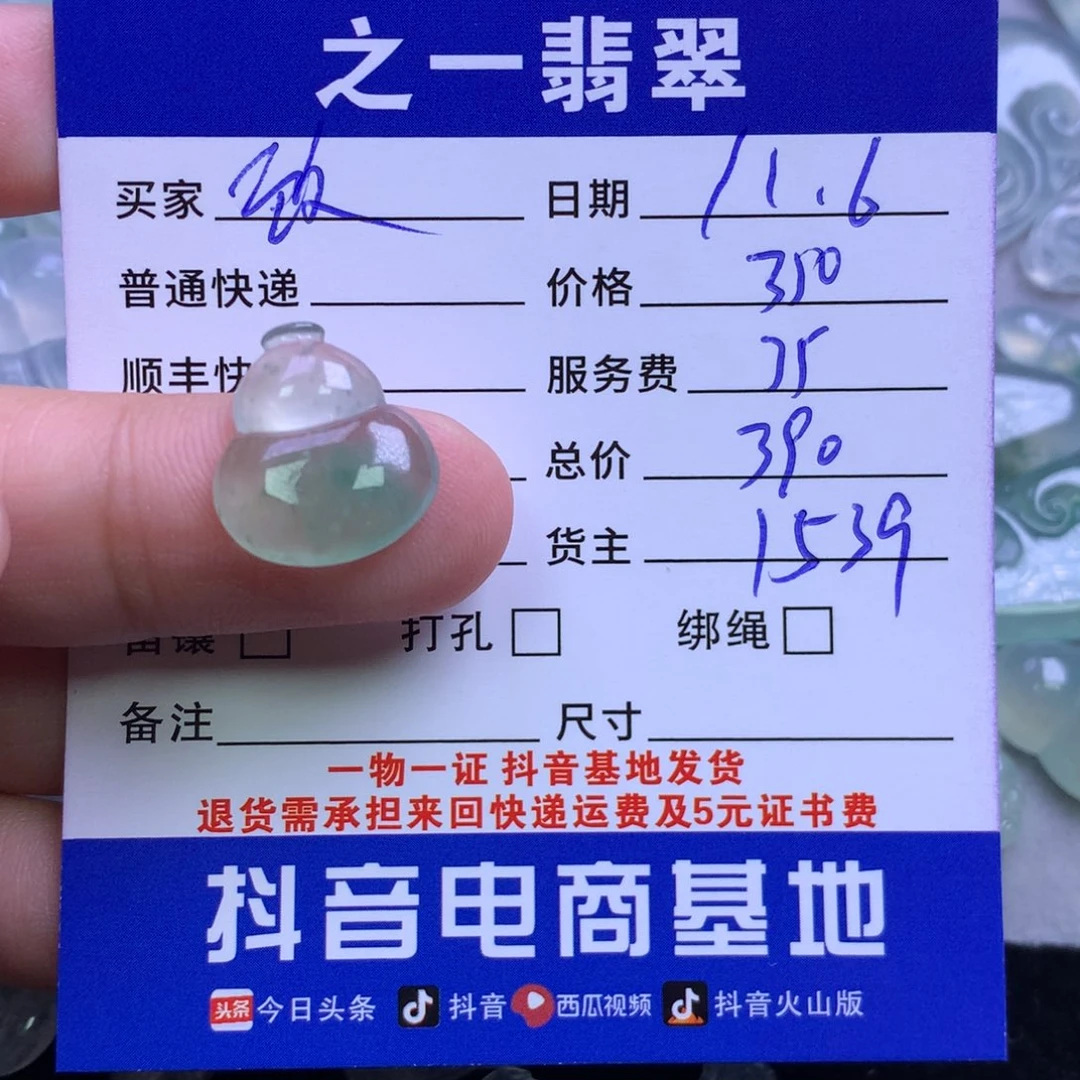 颈饰未镶嵌翡翠《***》