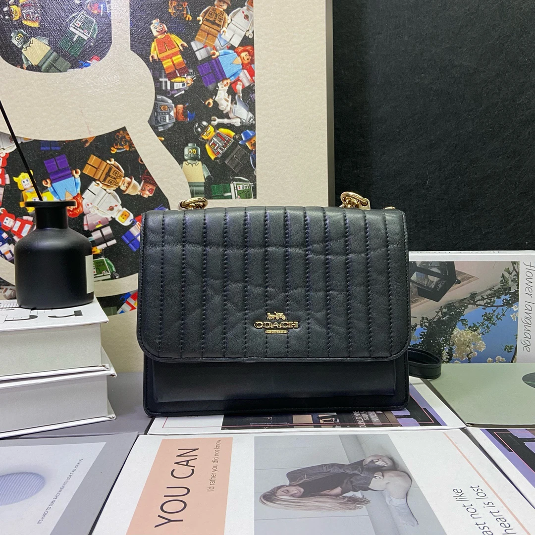 95新 COACH/蔻驰 23150斜挎包22*17