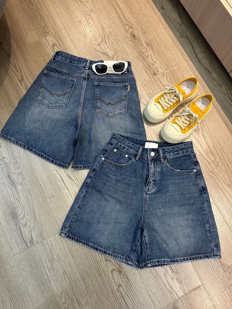 【不得不爱】2025夏季新款街头水洗牛仔四分裤