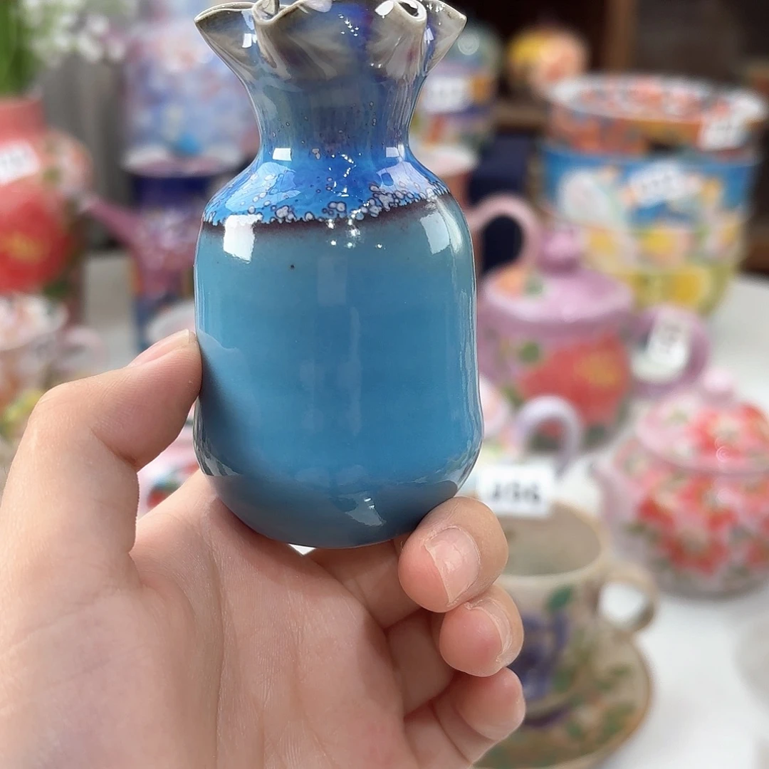 景德镇手绘高温釉下彩陶瓷茶具