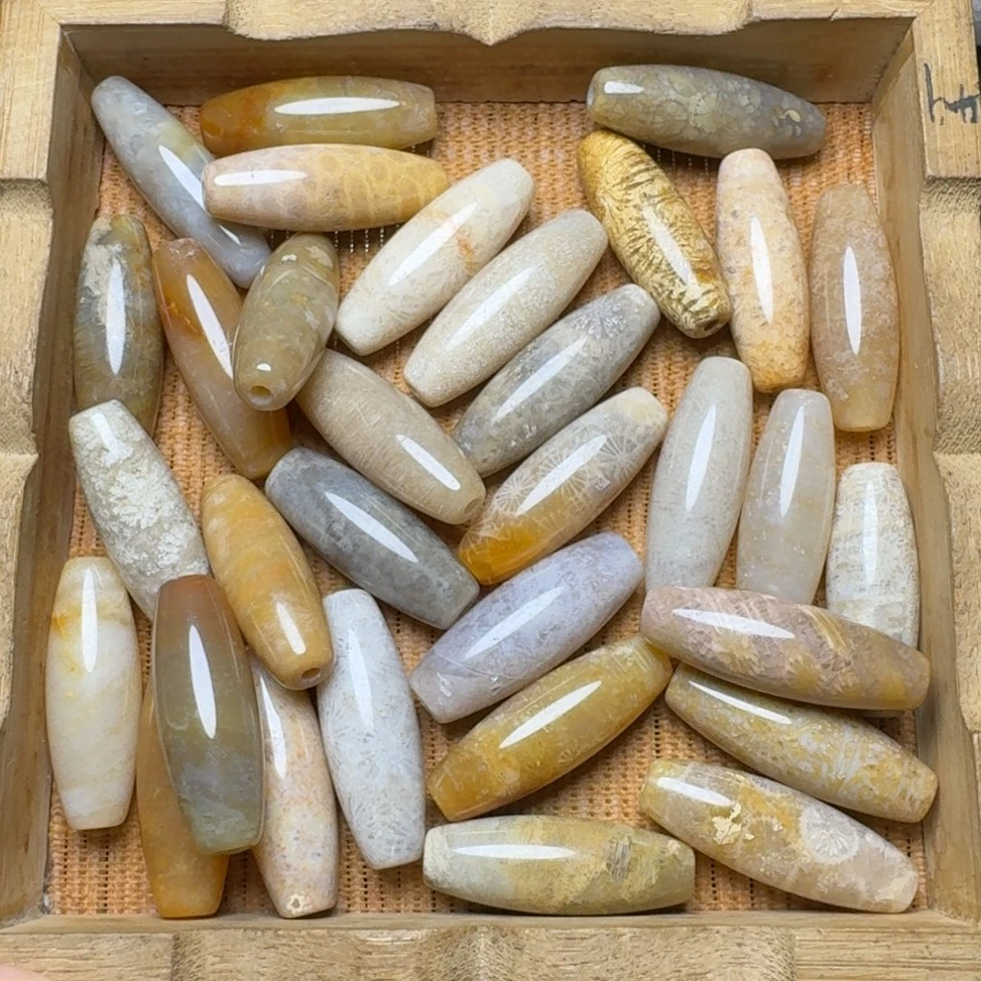 硅化玉未镶嵌随机发50颗，转运珠