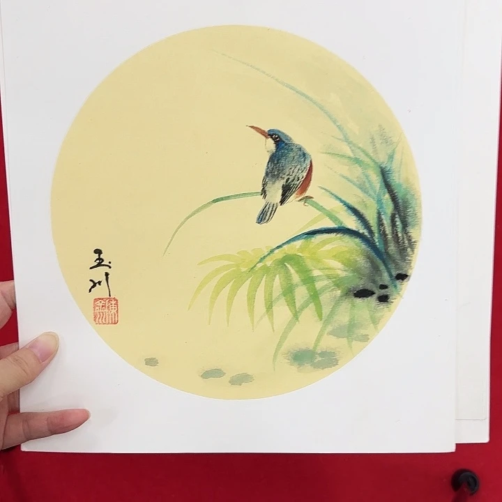 温***如国画花鸟等多种鸟类和动物