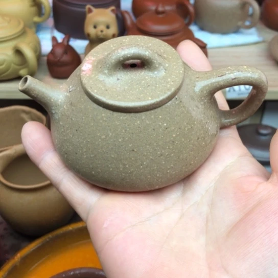 茶壶紫砂青段泥子冶130豪升左右