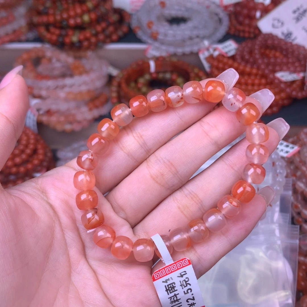 未镶嵌手链南红玛瑙卡8