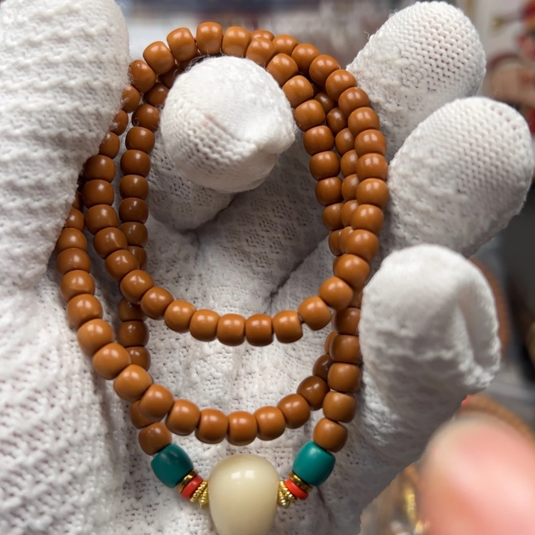 橄榄核吊坠老挝核尖108+6.0mm