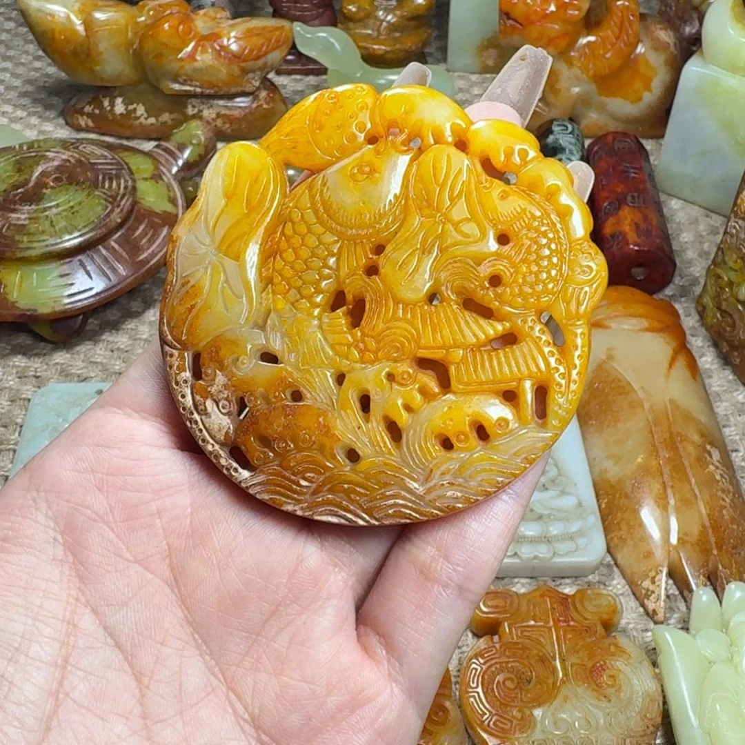 吊坠白玉菩提挂件