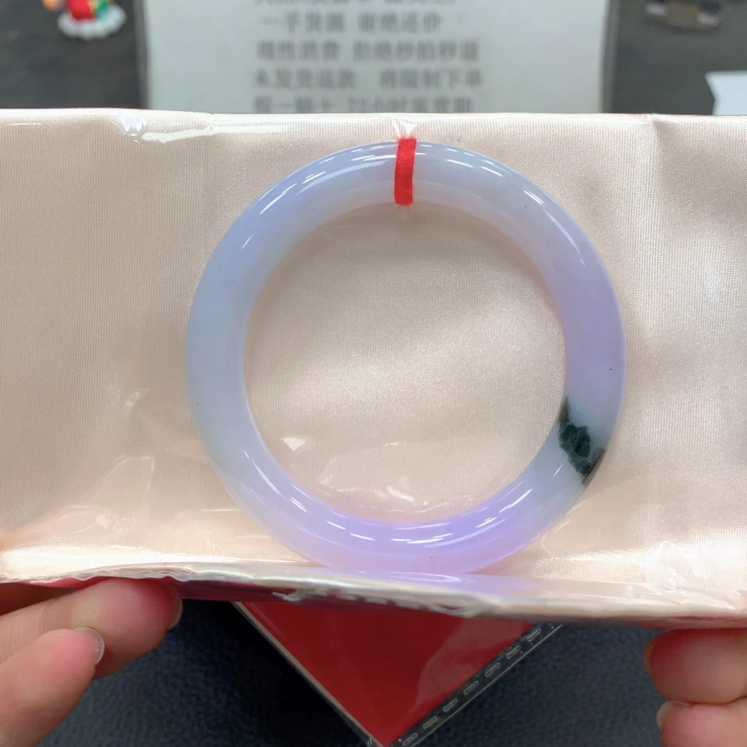 翡翠未镶嵌手镯54圆