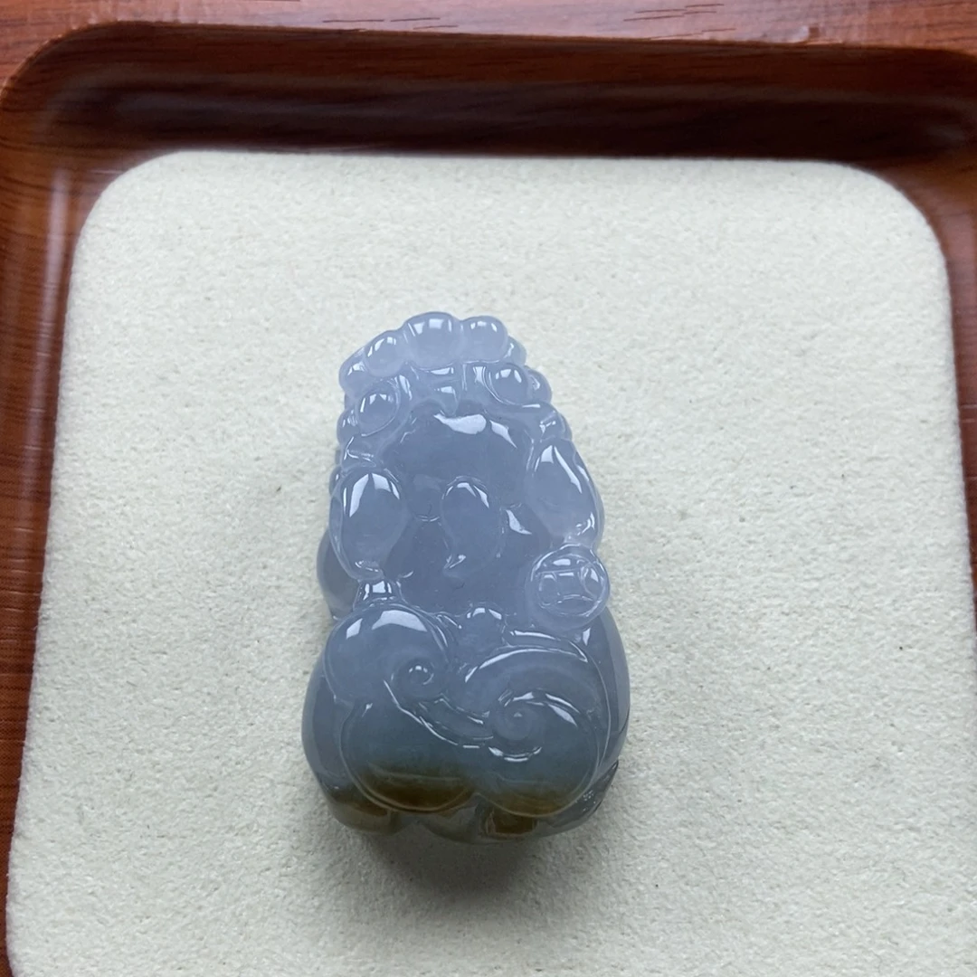颈饰未镶嵌翡翠如意貔貅吊坠