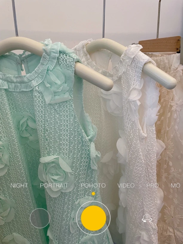 玫瑰花白色仙女裙