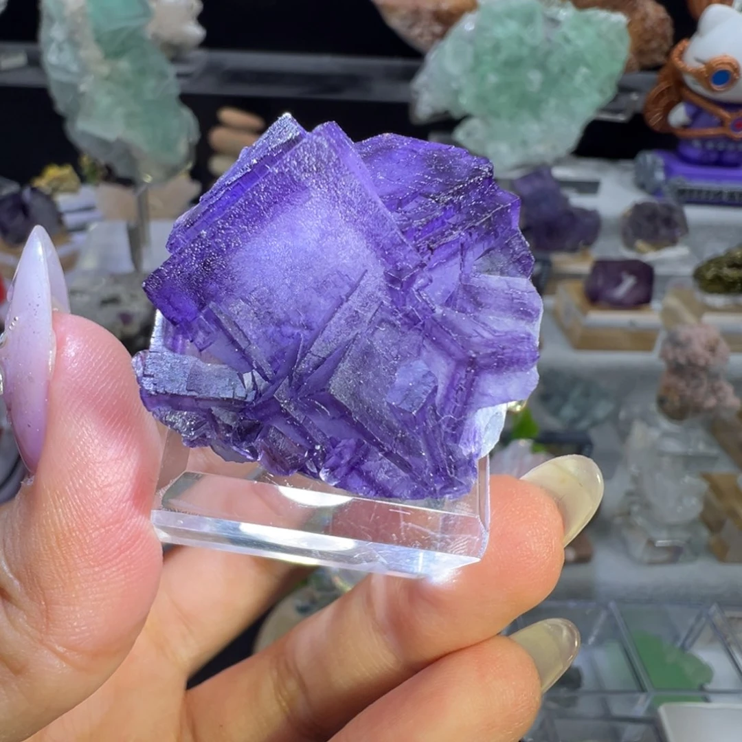 石材贵州紫边萤石2