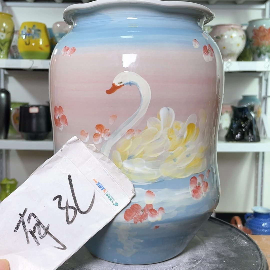 景德镇陶瓷花盆花器暇256