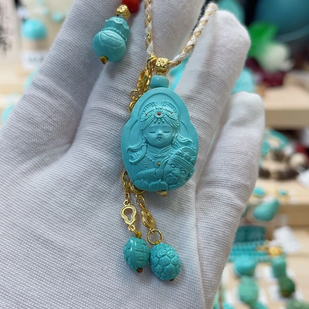 未镶嵌绿松石珠宝奇石