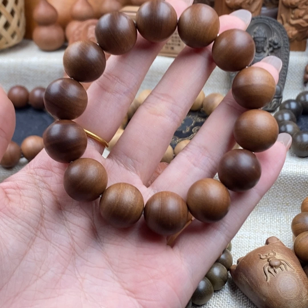 手串/手链檀香木迈索尔，老山檀香，奶香1.6