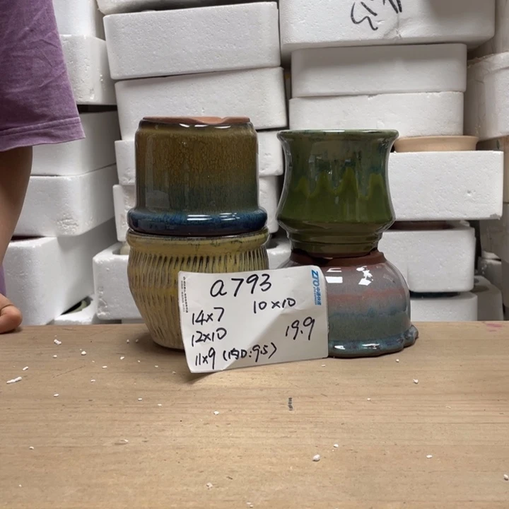 粗陶多肉花盆微瑕793