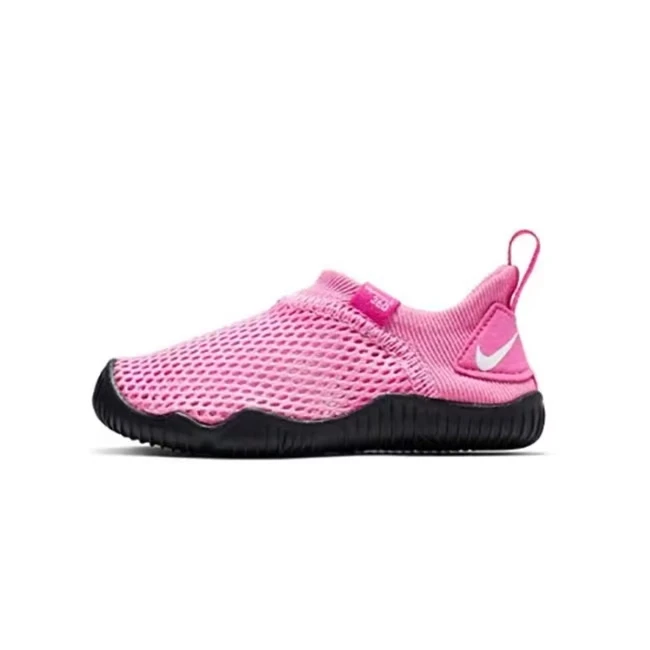 正品耐克儿童夏季透气网眼跑鞋一脚蹬镂空防滑涉水鞋943759-603