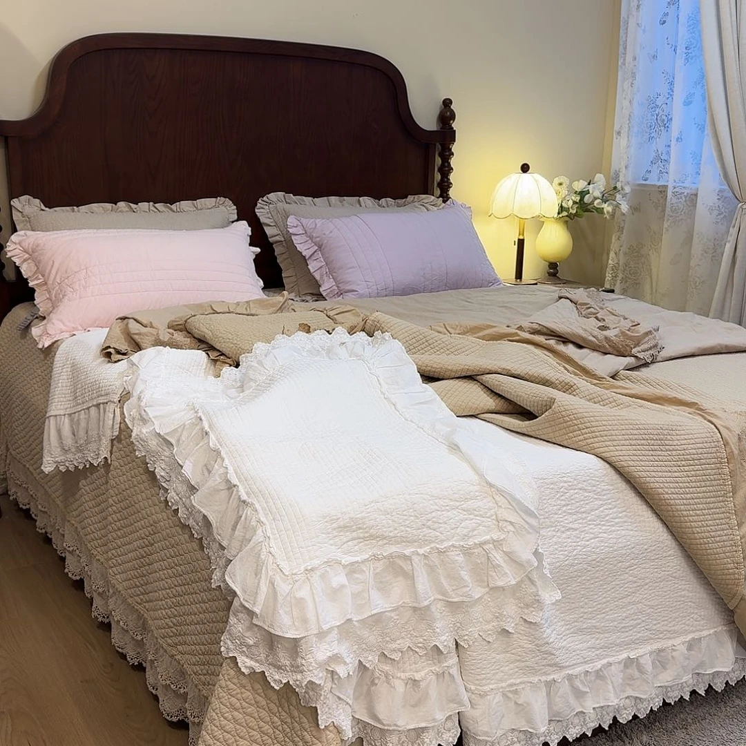 棉莱雅白色三件套