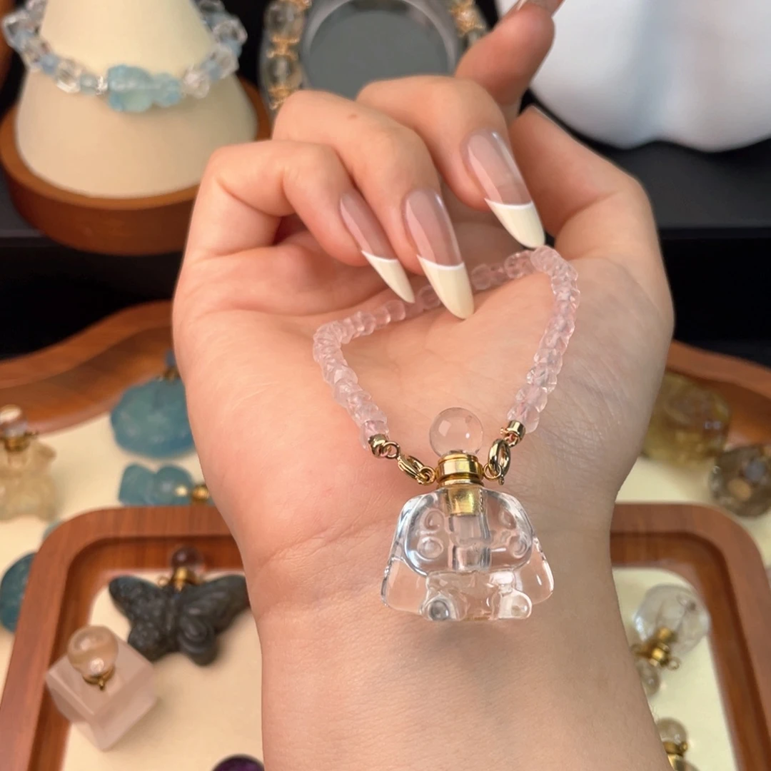 未镶嵌颈饰水晶米**亚天然水晶吊坠148