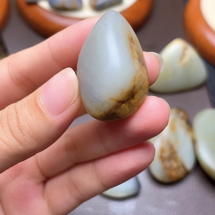 菜***头和田玉未镶嵌颈饰12