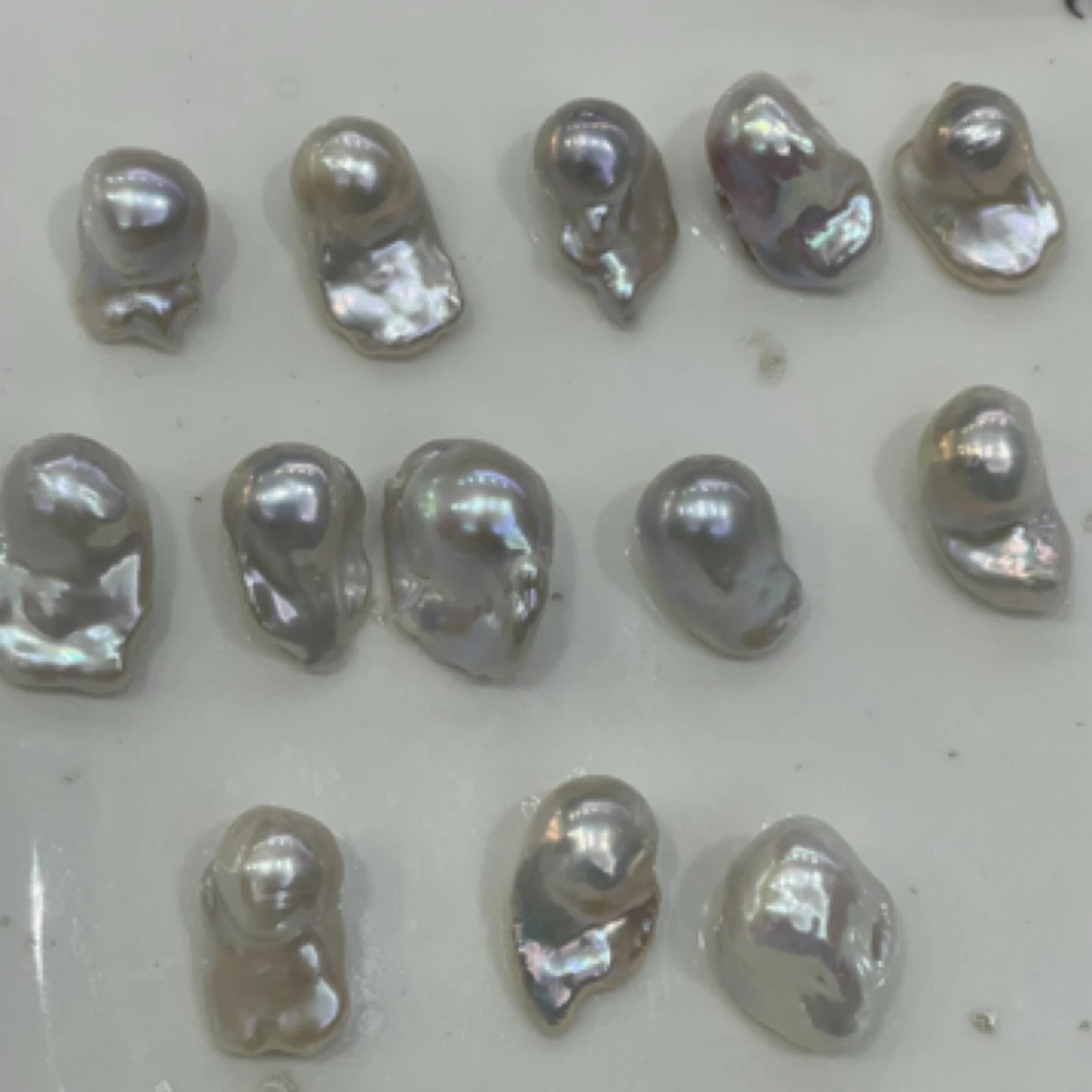 天然炫彩巴洛克异型珍珠个性百塔设计珍珠