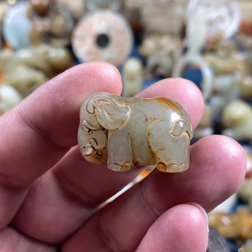 【闪购商品】和田玉未镶嵌挂件天**玩