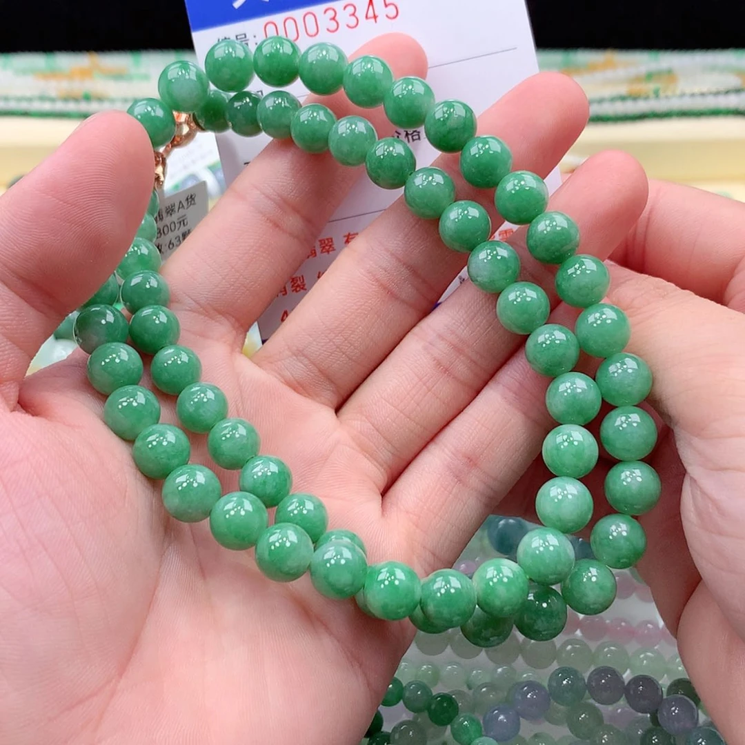 【闪购商品】项链未镶嵌翡翠知*缅甸天然A货翡翠