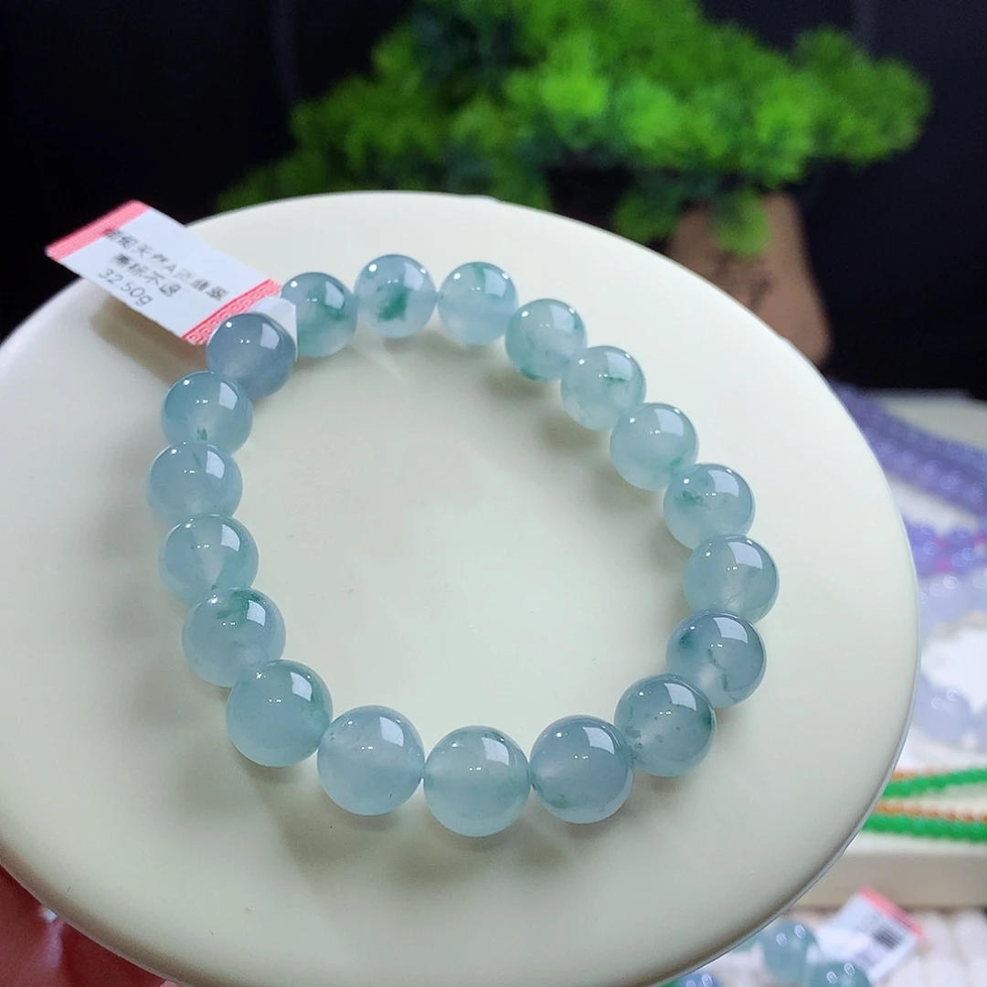 未镶嵌手串翡翠卡10mm