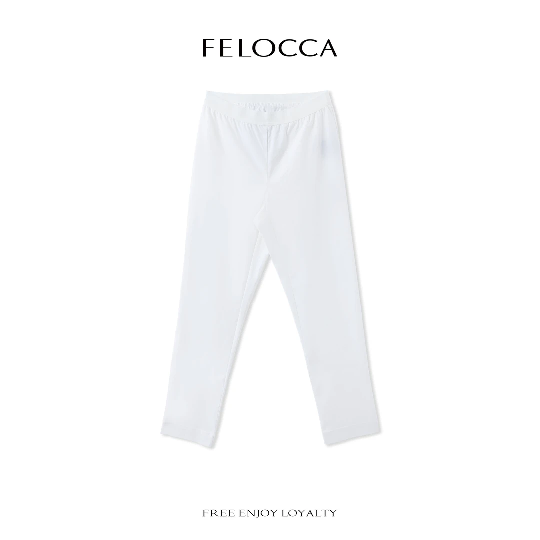 【FELOCCA】休闲裤松紧腰身窄脚显瘦休闲百搭直筒裤CC1322