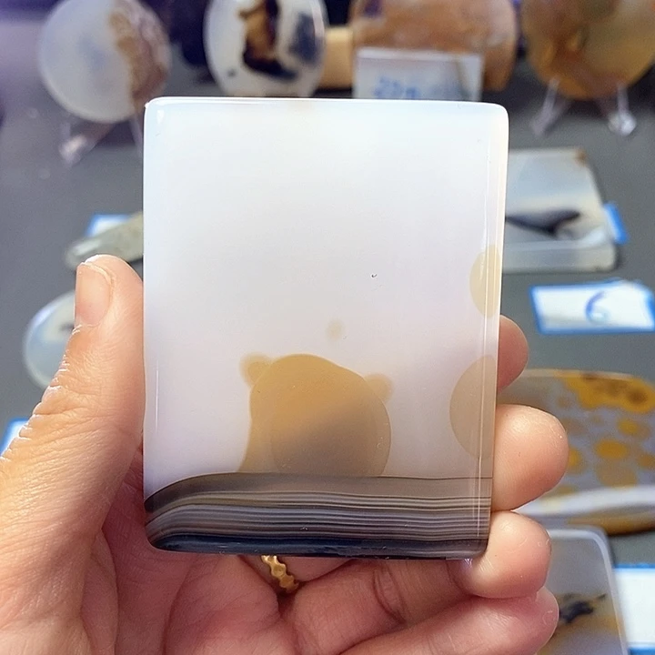 玛瑙/玉髓未镶嵌珠宝半成品