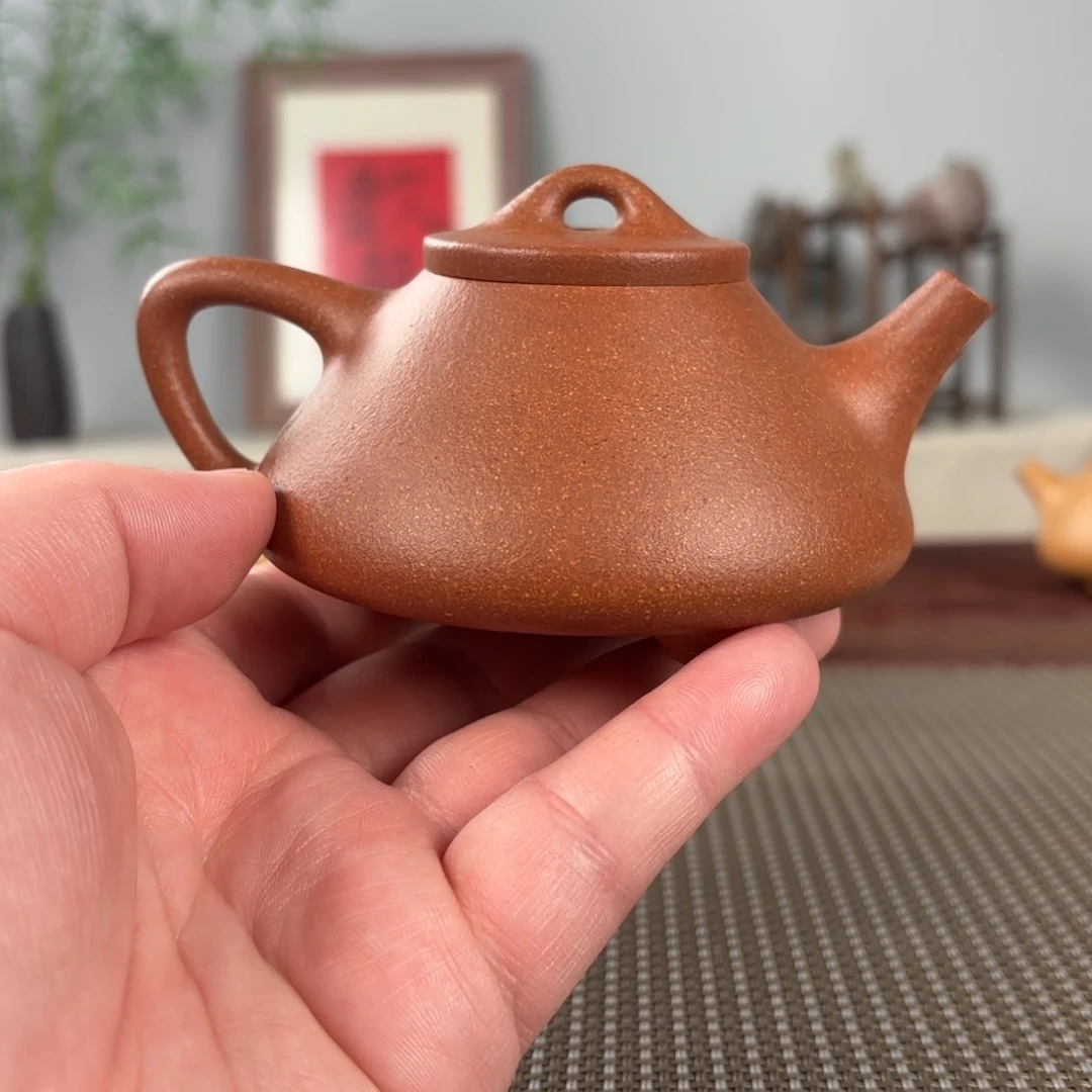 紫砂茶壶微瑕黄龙山原矿紫砂壶