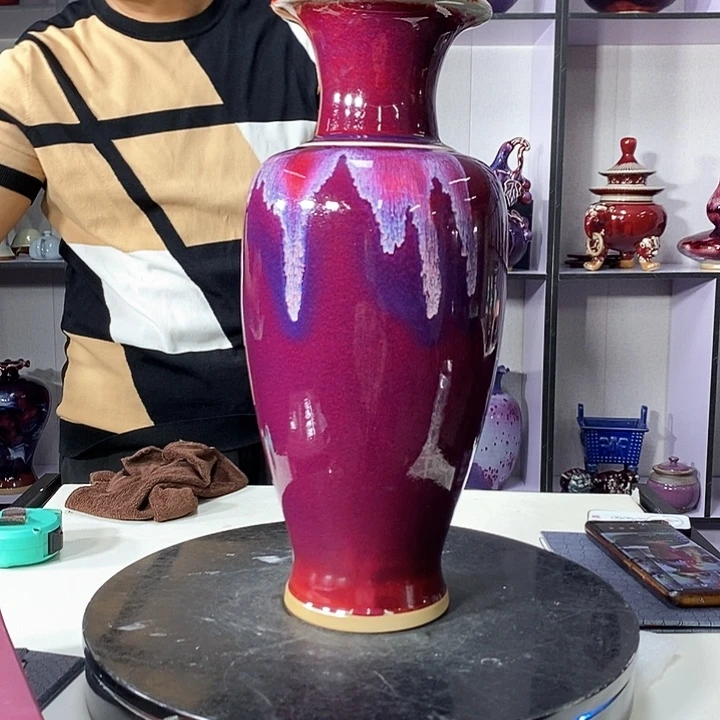 瓶中国神垕精品钧瓷