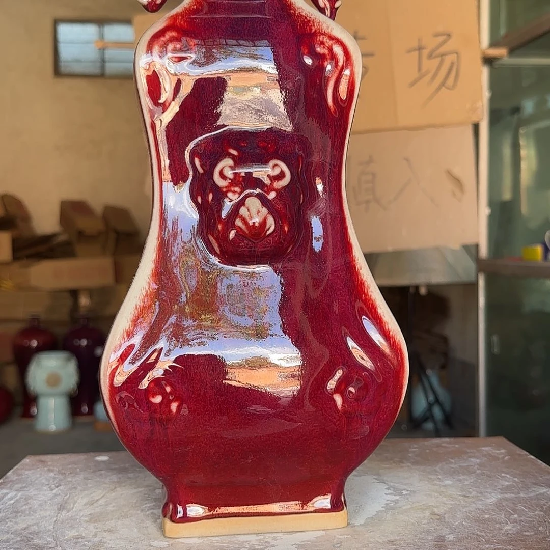 摆件郑家钧窑摆件微