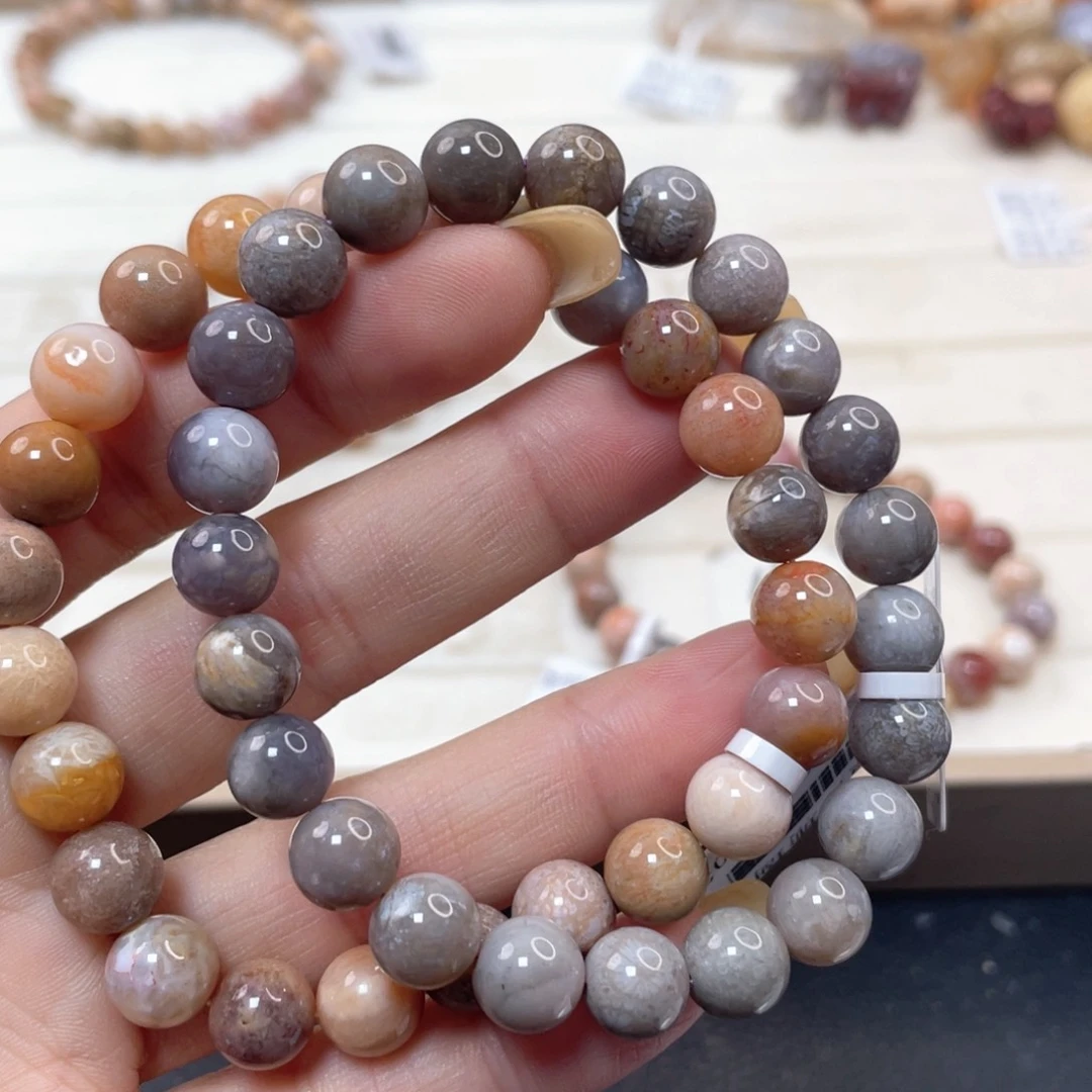 未镶嵌手串硅化玉Y**记374