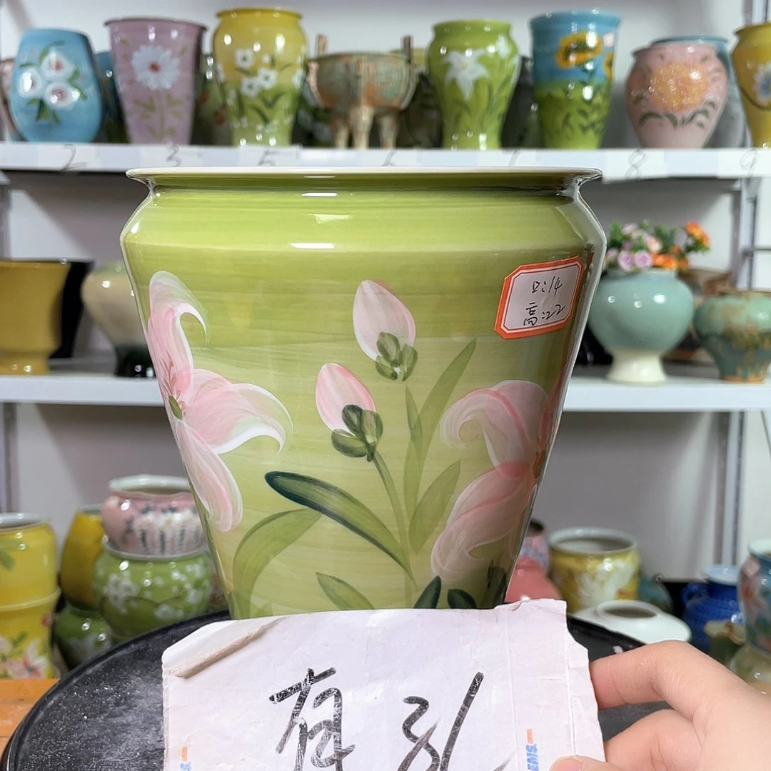 景德镇陶瓷花盆花器暇258