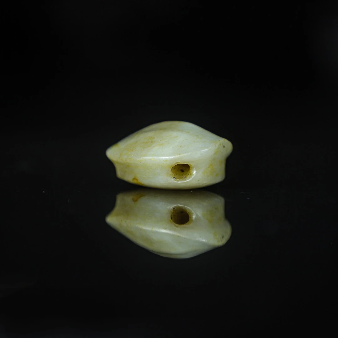 TCWWA09685清晚和田白玉富甲天下三通