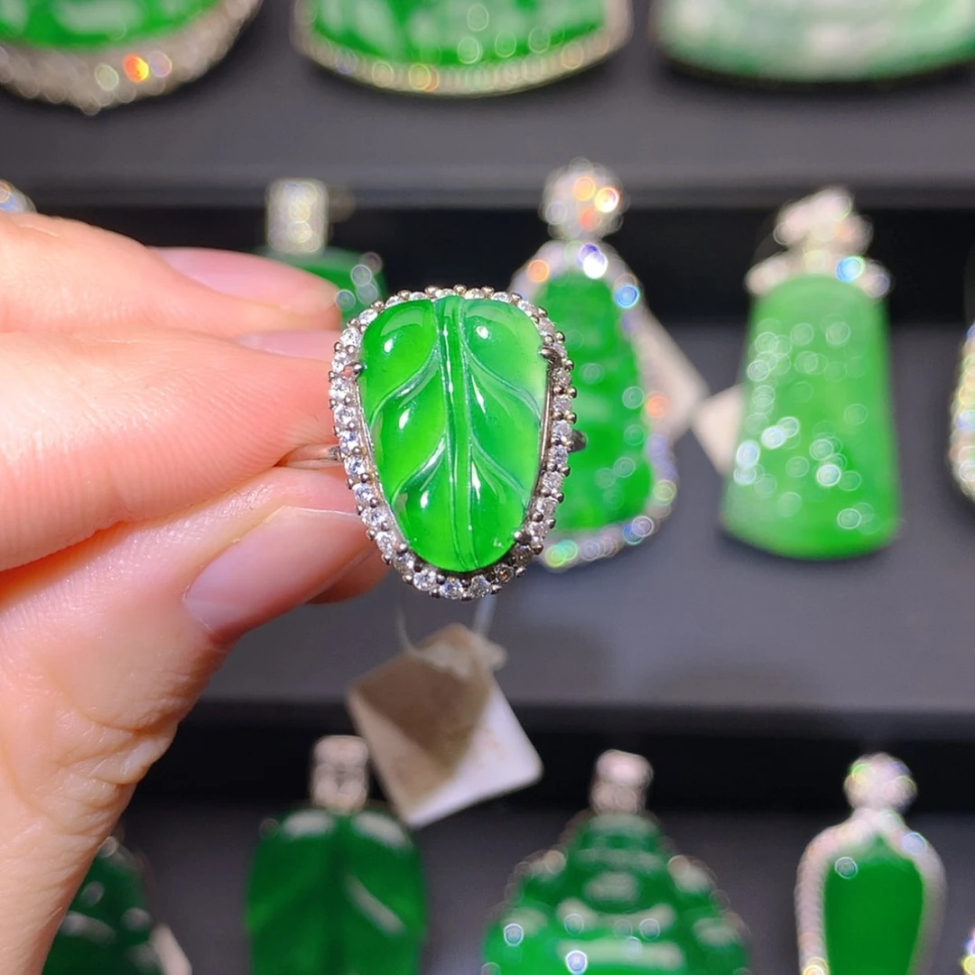 【闪购商品】翡翠戒指银S925镶嵌11111111