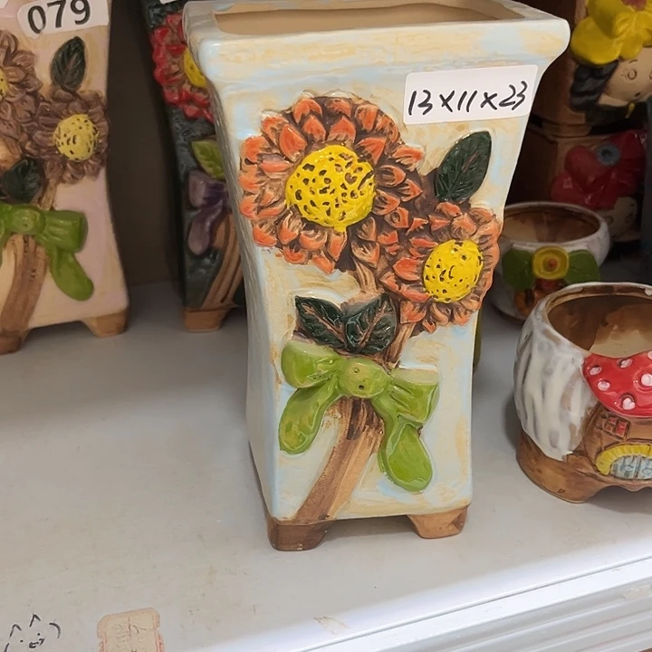 粗陶材质多肉花盆