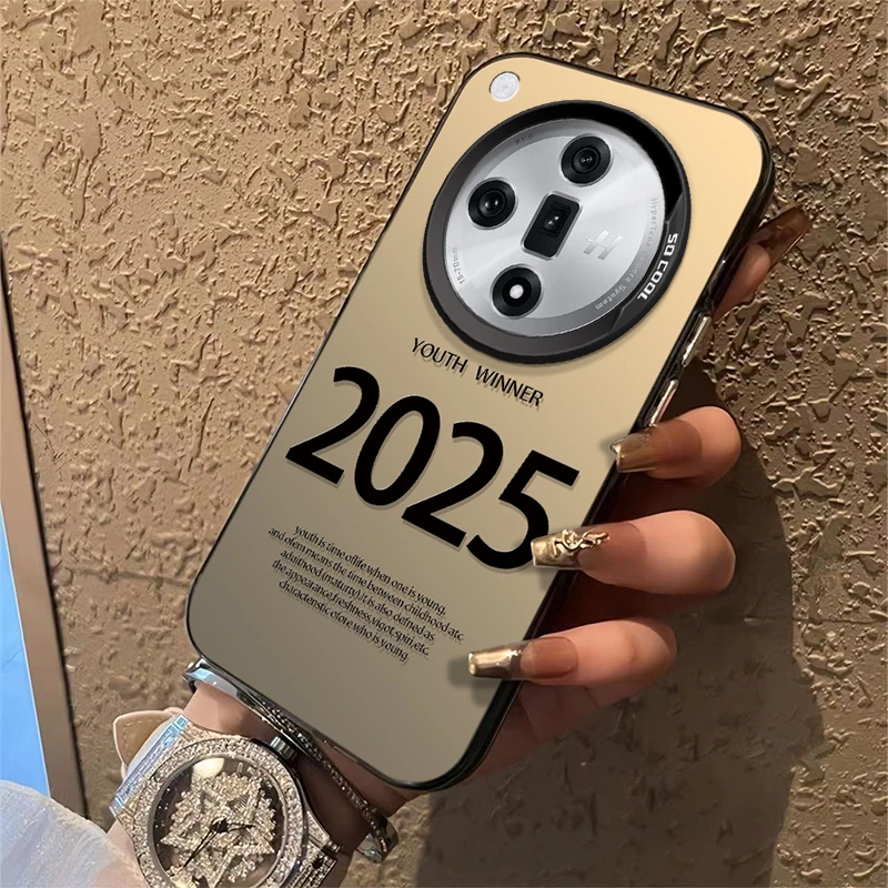 适用于【OPPO】FINDX7创意简约2025个性男女新款防摔手机壳