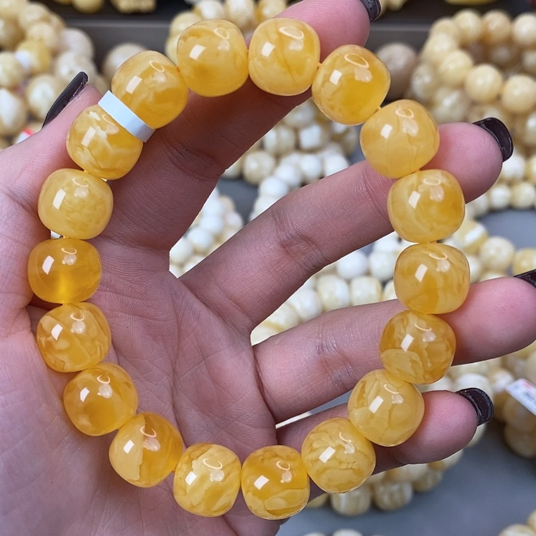 蜜蜡未镶嵌珠宝奇石24.1g13mm