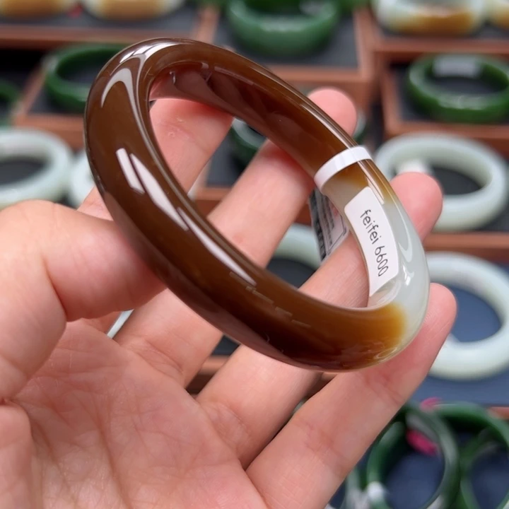 未镶嵌手镯和田玉5455