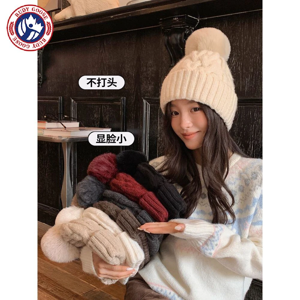 加拿大RUDY GOOSE鹅帽子女冬季韩版百搭东北哈尔滨旅游加绒加厚防
